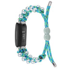 Fitbit Inspire 3, 2, 1, HR Braided Bead Band - Stylish Strap