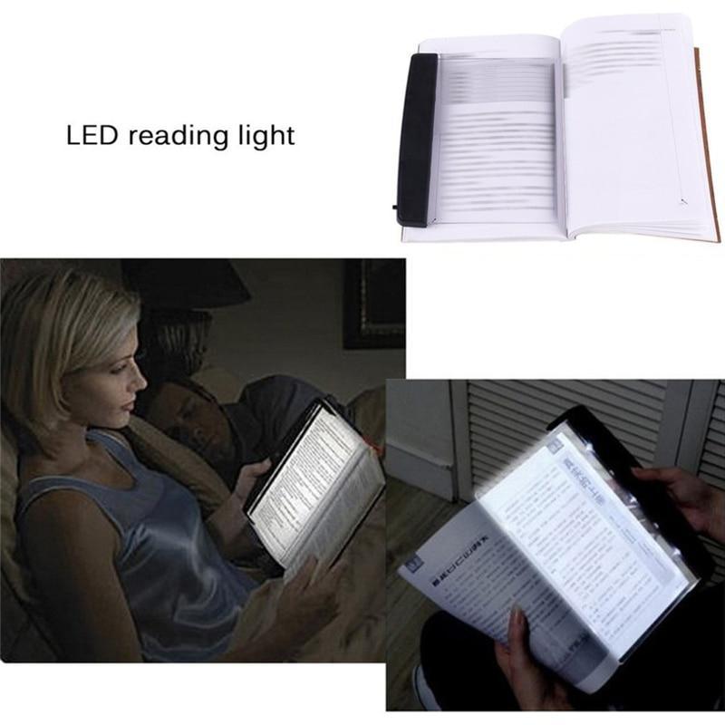 Modern Flat Plate LED Book Light Reading Night Light Portable Travel Led Desk Lamp Eye Protect for Reading books - SJB-DIAMOND ELITES
