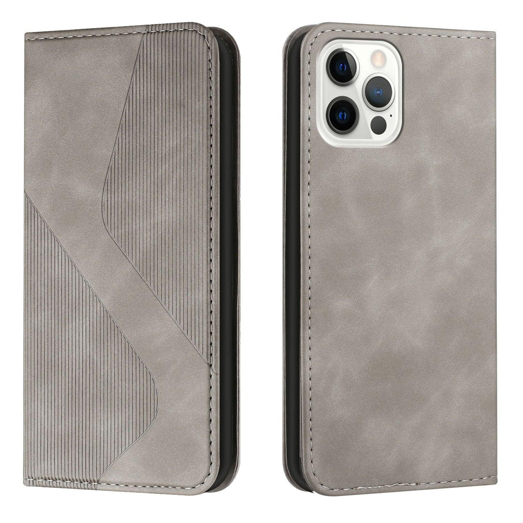 Luxury Blue Flip Wallet Case For iPhone 14 13 12 Mini Plus 11 Pro Magnetic Cards Phone Cover Magnetic PU Leather Phone Case Classic S-shaped Simple Flip Wallet Cover Stevvex