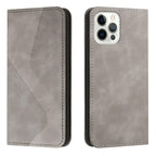 Luxury Blue Flip Wallet Case For iPhone 14 13 12 Mini Plus 11 Pro Magnetic Cards Phone Cover Magnetic PU Leather Phone Case Classic S-shaped Simple Flip Wallet Cover Stevvex