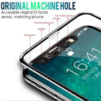3PCS Tempered Glass OG Screen Protector for iPhone 14 13 12 11 Pro XS Max X XR Full Glue Cover Big Curved 7 8 Full Coverage Screen Protector iPhone Glass Screen Protector Stevvex