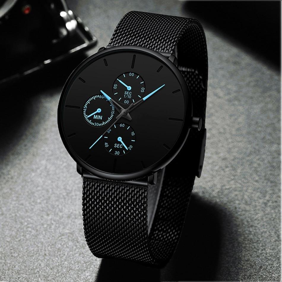 Relogio Masculino Unisex  Woman and Men Quartz Watch In Casual Slim Mesh Style Designer Sport Watch - SJB-DIAMOND ELITES