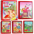 1pcs Magical Book Water Drawing Coloring Cartoons Books Doodle Pen Painting Drawing Board For Kids Toys Birthday Gift - SJB-DIAMOND ELITES