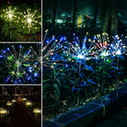 Modern Garden Luxury LED Solar Waterproof Lamp In Shape Of Tree Fireworks With Copper Wires - SJB-DIAMOND ELITES