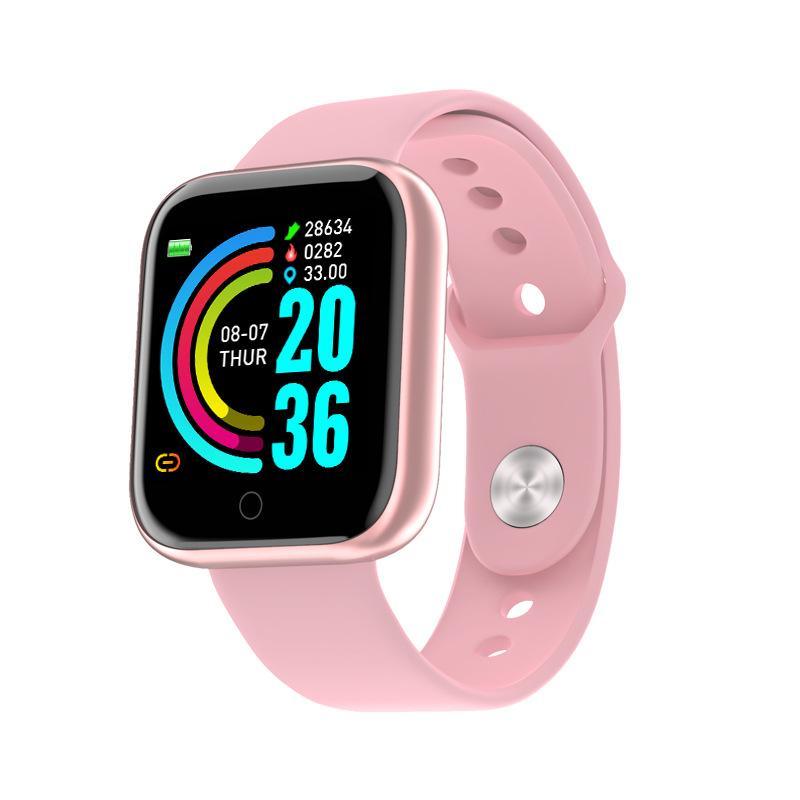 Elegant Popular Smart Watch For Women and Men D20 Pro Men Smartwatch for IOS and Android Sistems With Heart Rate Monitor Blood Pressure Sports Tracker Wristband - SJB-DIAMOND ELITES