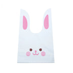Hot Sale 20 / Batch Cute Rabbit Carrot Ear Biscuit Bag Candy Biscuit Gift Bag Snack Baking Packaging Supplies Easter Decoration Lootquake LLC