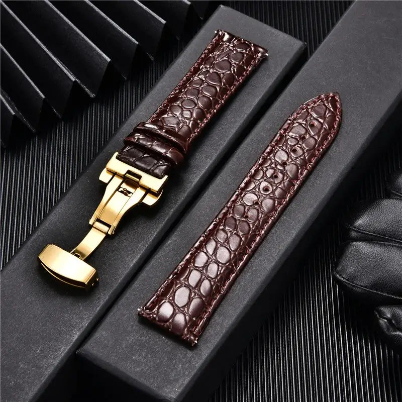 Samsung Galaxy Watch Crocodile Leather Band - SJB-DIAMOND ELITES