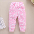 Newborn Baby Boys Pants Winter Warm Baby Girls Pants, Solid Newborn Pants Fashion Baby Toddler Trousers Baby Clothes
