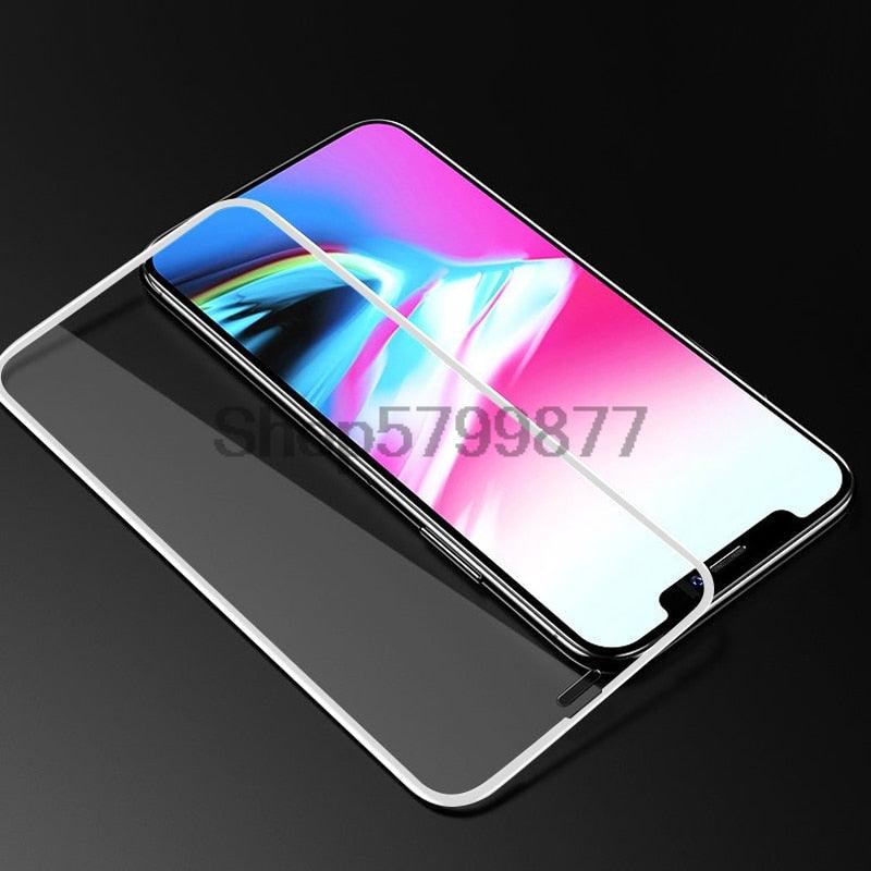 200D Curved Soft Edge Tempered Glass For iPhone 8 7 6 6S Plus SE 2020 Protective Glass X XR 11 Pro Xs Max Screen Protector Film Tempered Glass Screen protector for iPhone Easy Installation 9H Hardness Scratch Resistant Screen Protector Stevvex