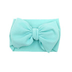 Baby Girls Headband Toddler Big Bow Hairband Cute Solid Stretch Turban For Baby Girls