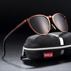 Retro Aluminum Magnesium Men Sunglasses Polarized Vintage Round Sunglasses for Men and Women Eyewear Accessories Oculos de sol Luxury Glasses High Quality metal frame WIth UV400 Protection - SJB-DIAMOND ELITES
