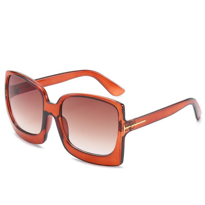 Fashion Oversized Women Square Big Frame Graduent Woman and Lady Sunglasses Brand Designer with  UV400 Protection gafas de sol mujer - SJB-DIAMOND ELITES