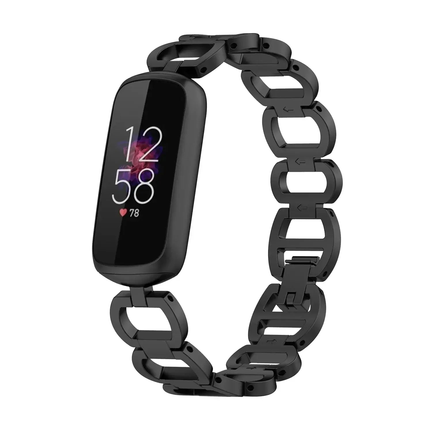 Stainless Steel Fitbit Luxe Band - Sleek Premium Design - SJB-DIAMOND ELITES
