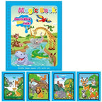 1pcs Magical Book Water Drawing Coloring Cartoons Books Doodle Pen Painting Drawing Board For Kids Toys Birthday Gift - SJB-DIAMOND ELITES