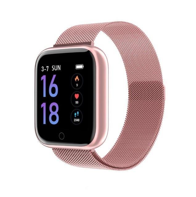 New Women Waterproof Smart Watch With T80/P70 Bluetooth and Heart Rate Monitor Fitness Tracker Luxury New Lady Smartwatch - SJB-DIAMOND ELITES