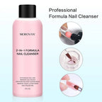 8oz Nail Cleanser 2 in 1 (Poly Nail Extension Gel Slip Solution+Professional Nail Cleanser) Nail Polish Remover Lint-free Slip Lootquake LLC