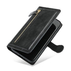 Luxury Leather Flip Wallet Case For iPhone 14 13 12 11 Pro MAX  X XS XR Card Holder Stand Cover Retro Brown Card Holder Slots Pocket Case PU Leather Magnetic Closure Kickstand Shockproof Flip Case Stevvex