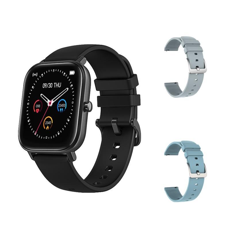 Modern Unisex Smart Watch For Men and Women With Sport Heart Rate Monitor Sleep Monitor Smartwatch Tracker For Phone and Extra Straps - SJB-DIAMOND ELITES