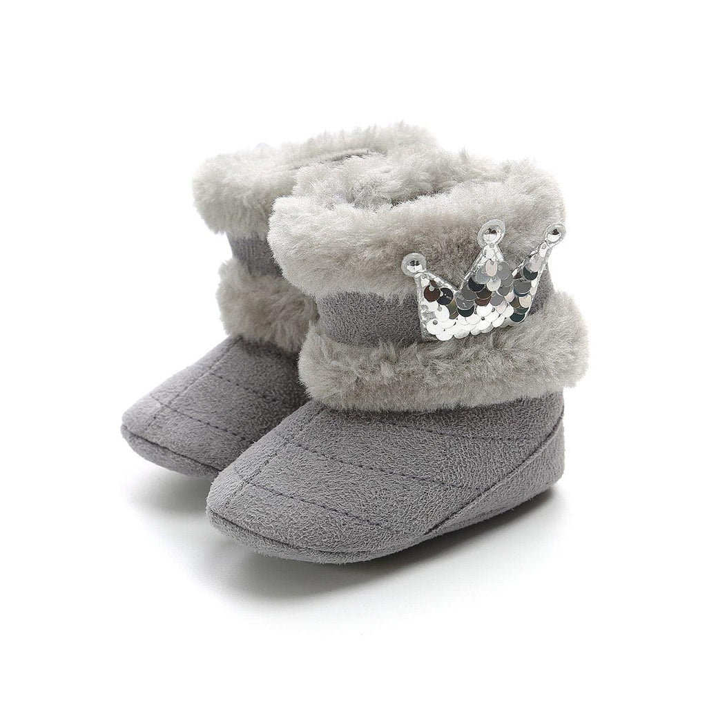 Baby Girl Warm Newborn Infant Winter Babies Soft Boots Anti-slip Children Kids Girls Snow Shoes