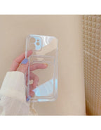 Transparent Mobile Phone Case For iPhone 11 12 13 14Mini case For iphone 11 Pro X XS Max XR 7 8 Plus SE Case Cover Soft Silicone Wallet Card Holder Stevvex