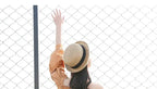 Hats For Women Summer Sun Protection Straw Hat Female Round Top Curled Brim Parent Child Student Sunshade Travel