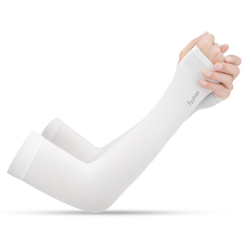 Outdoors Arm Sleeves Bicycle Sleeves Sun Protection Arm Cooling Sleeve Warmers UV Protection Sleeves Multi-functional High-elastic Outdoor Sports Sleeves Summer Sun Protection Running Cycling Sleeves Sunscreen Arm Warmer Sun Arm Cover Stevvex