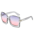 Fashion Oversized Women Square Big Frame Graduent Woman and Lady Sunglasses Brand Designer with  UV400 Protection gafas de sol mujer - SJB-DIAMOND ELITES