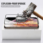 100D Curved Edge For iPhone 7 8 6 6S Plus 11 12 Pro Max Mini Screen Protector iPhone X XR XS Max Glass Full Cover Glass HD 9H Tempered Glass Screen Protector for iPhone Stevvex