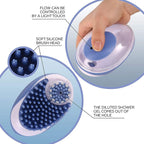 Pet Dog Cat Bath Brush 2-in-1 Pet  Massage Comb Soft Silicone Pet Shower Hair Grooming Comb Dog Cleaning Tool Pet Supplies Pet Brush Bath Massage Brush Shampoo Dispenser for Pet Stevvex