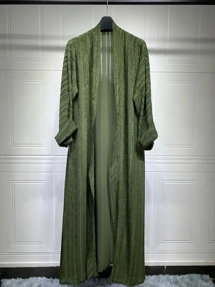 Ramadan Eid Mubarak Kaftan Robe Kimono Femme Musulmane Open Abaya Dubai Turkey Islam Muslim Long Dress For Women Pakistan Caftan