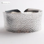 Big Elegant Luxury Amazing Classic Fashion Flower Metal Tibetan Indian Silver Vintage Retro Fashion Cuff Bracelet Bangle For Woman With Details of Animals - SJB-DIAMOND ELITES
