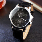 New Classic Men Watch Waterproof  Leather Belt  Luxury Business Style Excellent Design Perfect Gift - SJB-DIAMOND ELITES