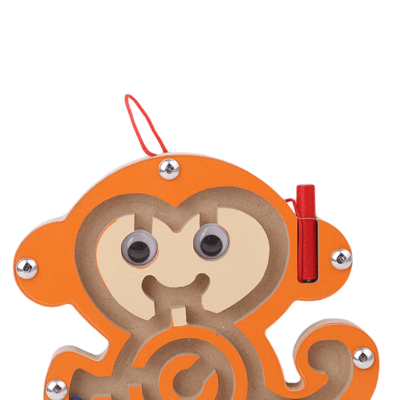 Children Magnetic Maze Toy Kids Wooden Puzzle Game Toy Kids Early Educational Brain Teaser Wooden Toy Intellectual Stevvex Board - SJB-DIAMOND ELITES