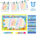 Magic Water Painting Drawing Mat & 2 Pens Doodle Board Coloring Books for Kids Children Educational Toys - SJB-DIAMOND ELITES
