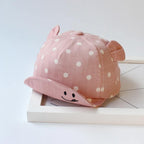 Modern fashion Cute Baby Caps Cute Ear For Baby Girl/Boy Beach Sun Hats Children with Adjustable Snapback Hat For Kids