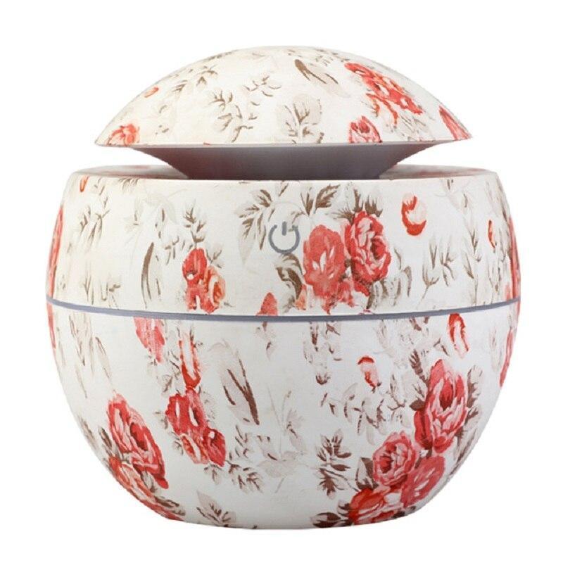 Mini USB Aroma Essential Oil Diffuser Ultrasonic Air Humidifier Mist Maker Aroma  7 Color LED Light Home Office Stevvex