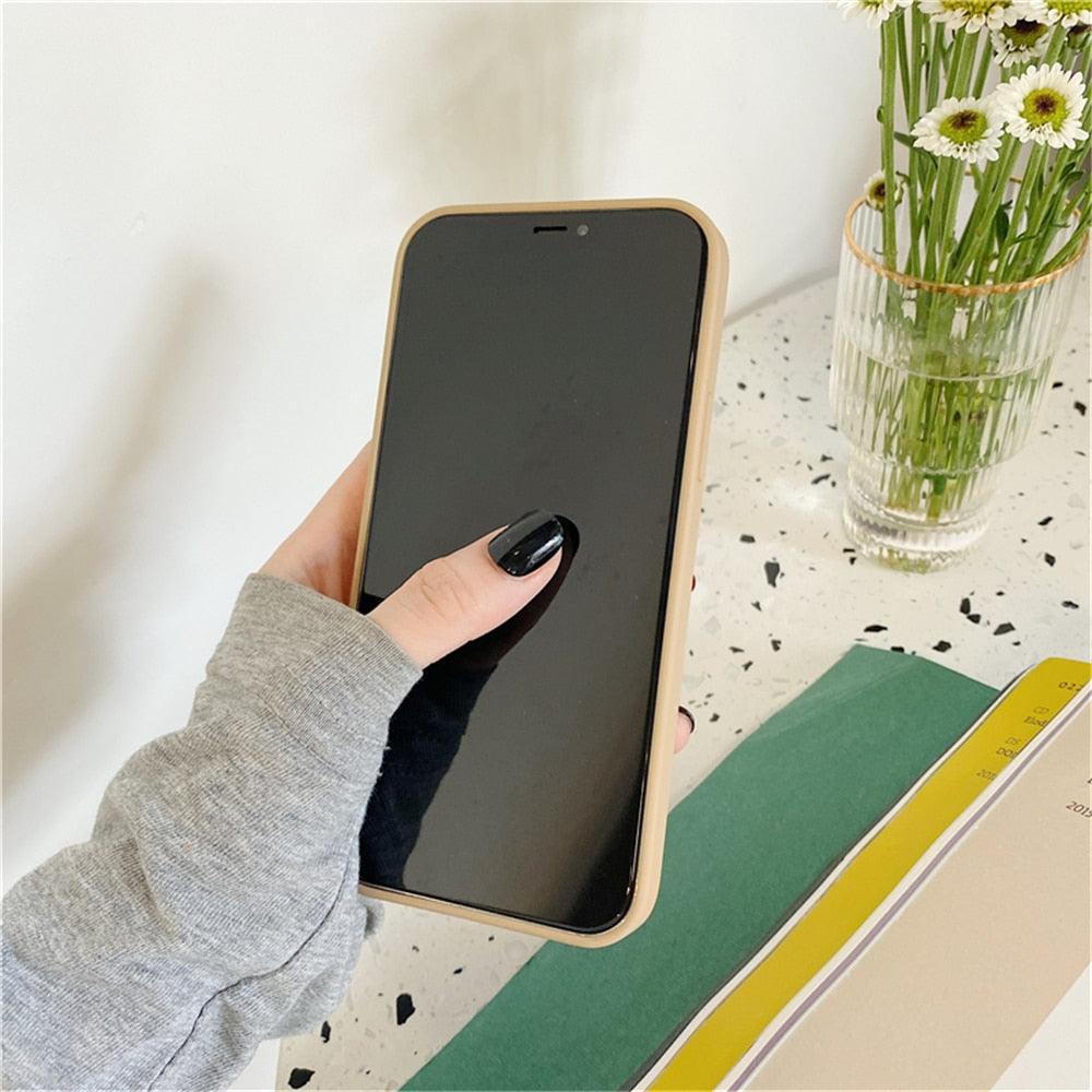 Simple Wood Compress Sawdust Phone Case For iPhone 14 13 Pro Max 12 11 X XR XS 6 7 8 Plus Solid Shockproof Breathable Cover Ultra Thin Full Body Dustproof Anti Fingerprint Scratch-Resistant Case iPhone Stevvex