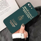 Fashion Passport Phone Case For Iphone 13 8 7 6 6s Plus X 5s Se 2020 Xr 11 12 Pro Xs Max Soft Cover Silicone Bumper Case Stevvex