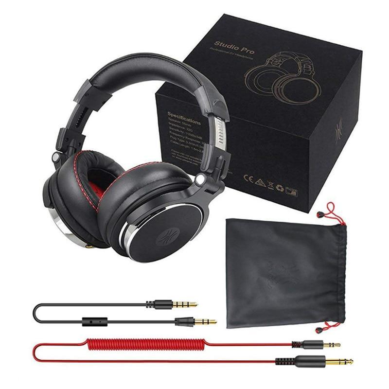 Studio ProffesionalDJ  Headphones Dynamic Stereo DJ Headphone With Microphone HIFI Wired Headset Monitoring For Music Phone - SJB-DIAMOND ELITES