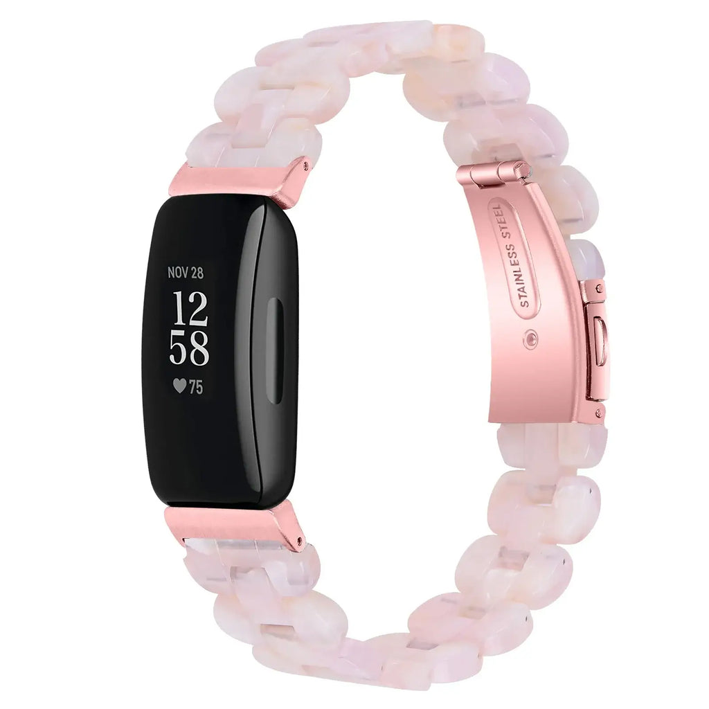 Fitbit Inspire 3, 2, 1, HR Resin Band - Durable, Lightweight - SJB-DIAMOND ELITES