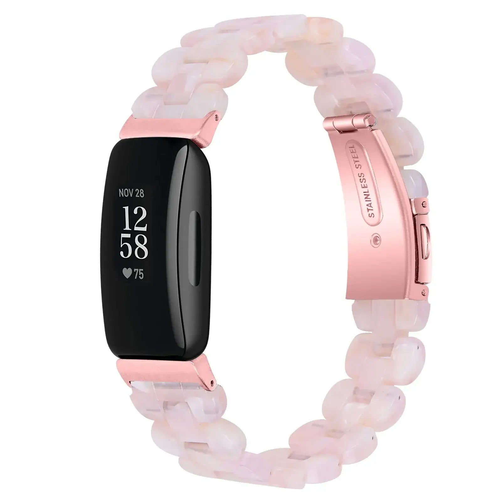 Fitbit Inspire 3, 2, 1, HR Resin Band - Durable, Lightweight - SJB-DIAMOND ELITES