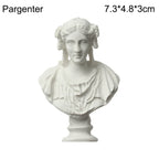 Mini Plaster Statue Greek Mythology Celebrities Famous Sculpture Figurine Drawing Practice Gypsum Bust Portraits Lootquake LLC
