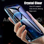 3PCS Tempered Glass OG Screen Protector for iPhone 14 13 12 11 Pro XS Max X XR Full Glue Cover Big Curved 7 8 Full Coverage Screen Protector iPhone Glass Screen Protector Stevvex