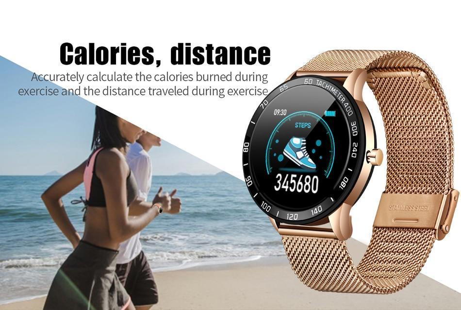 Modern Luxury New Smart Watch For Men and Women LED Color Screen And With Heart Rate Blood Pressure Tracker With  Multi-Function Mode Sport Smartwatch fitness Tracker - SJB-DIAMOND ELITES