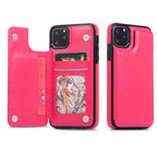 Luxury Leather Cover For iPhone 14 12 13 Mini 11 Pro XR XS Max 6 6s 7 8 Plus 5 5s Wallet Phone Card Slot Flip PU Leather Kickstand Card Slots Case Double Magnetic Clasp Durable Shockproof Cover For iPhone Stevvex