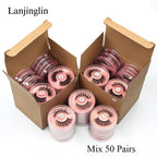 4/100 Pairs Wholesale Fake Lashes 3D Mink Eyelashes Fluffy Dramatic Lashes Cruelty Free False Eye lashes Makeup Tools maquillaje Lootquake LLC