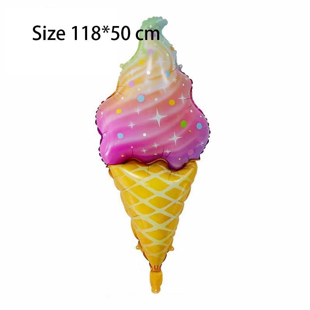 Big Popular Decorations Ballons in Donuts Lip Stick Ice Cream and Rainbow Style Balloons For Kids  Baby and Birthday Decorations Inflatable Helium - SJB-DIAMOND ELITES