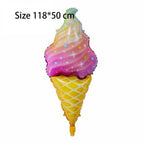 Big Popular Decorations Ballons in Donuts Lip Stick Ice Cream and Rainbow Style Balloons For Kids  Baby and Birthday Decorations Inflatable Helium - SJB-DIAMOND ELITES