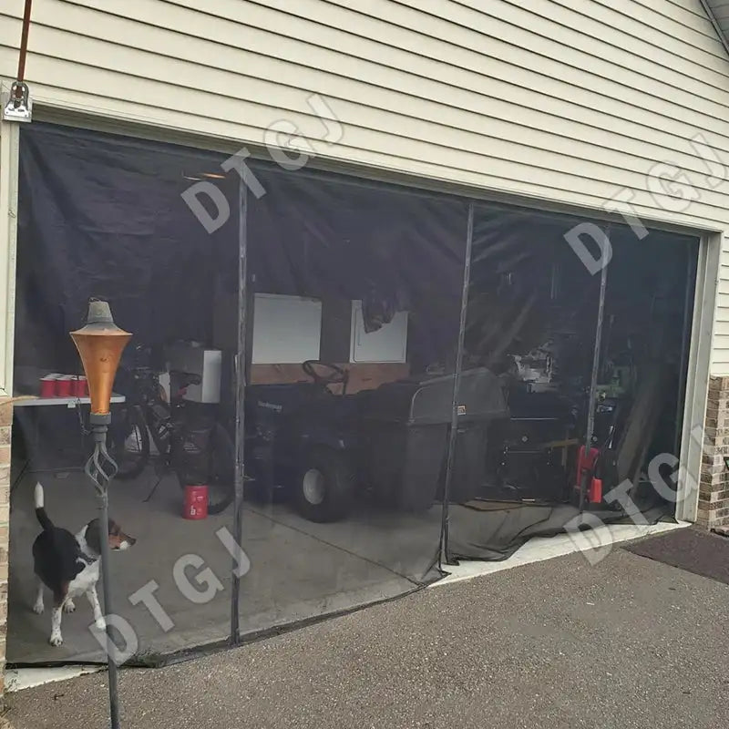 Large Size Magnetic Garage Door Curtain Custom Size Mosquito Net Anti Fly Insect Screen Used in Pavilions Balconies Outdoor Tent