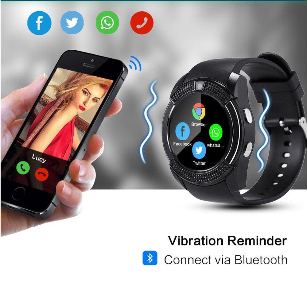Famous Sport Men Smart Watch WIth SIM card For Android and IOS sistems With Camera Rounded Answer Call Dial Call Smartwatch and  Heart Rate Fitness Tracker - SJB-DIAMOND ELITES